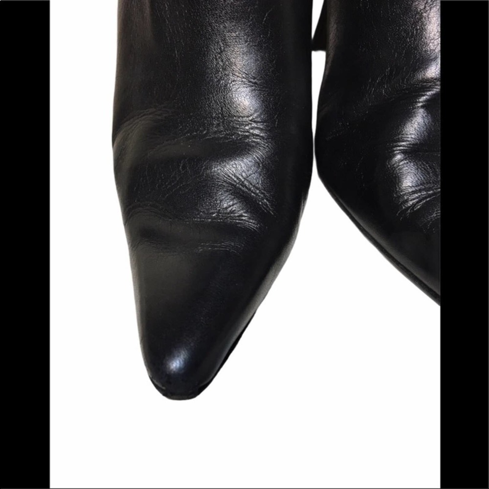 Manolo Blahnik Leather Pascalare Tall Boots 38 - Picture 7 of 16